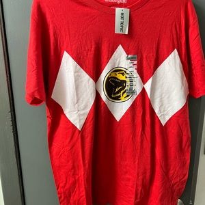 Power Ranger, Red Ranger tee, size large